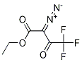 Butanoic acid, 2-diazo-4,4,4-trifluoro-3-oxo-, ethyl ester Struktur