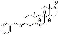 (3beta)-3-(Phenylmethoxy)androst-5-en-17-one Struktur