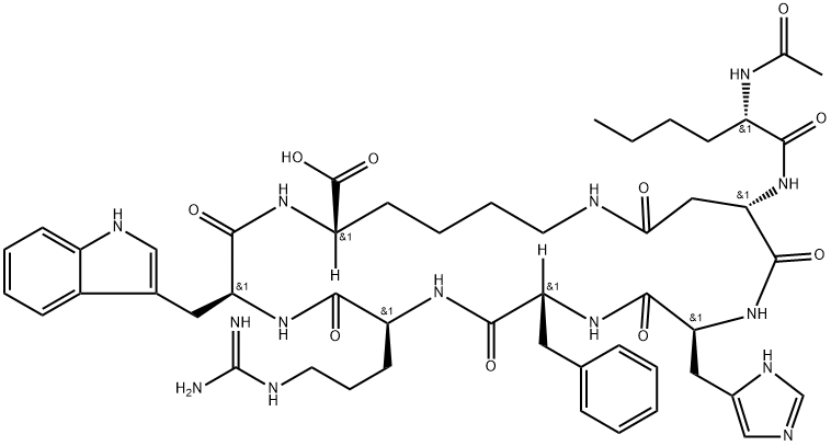 Bremelanotide 結構式