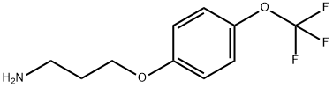 3-(4-(TRIFLUOROMETHOXY)PHENOXY)PROPAN-1-AMINE Struktur