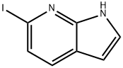 6-IODO-1H-PYRROLO[2,3-B]PYRIDINE Struktur