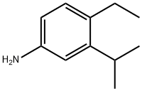 4-Ethyl-3-(1-methylethyl)benzenamine Struktur