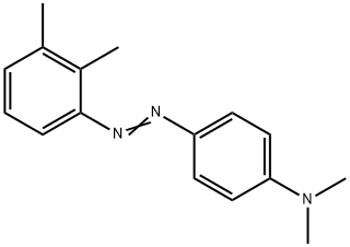 N,N-Dimethyl-p-(2,3-xylylazo)aniline Struktur