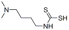 N-[4-(Dimethylamino)butyl]carbamodithioic acid Struktur