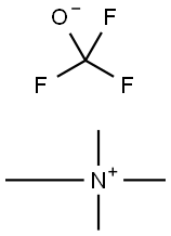 TETRAMETHYLAMMONIUM-TRIFLUOROMETHANOLATE Struktur