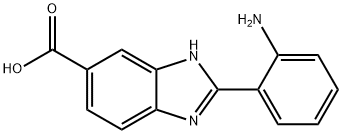 2-(2-Aminophenyl)-1H-benzimidazole-5-carboxylic acid Struktur