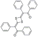 2,2'-(1,3-Dithietane-2,4-diylidene)bis(1,2-diphenylethanone) Struktur