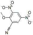 2-methoxy-3,5-dinitrobenzonitrile Struktur