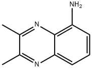 5-Quinoxalinamine,2,3-dimethyl-(9CI) Struktur