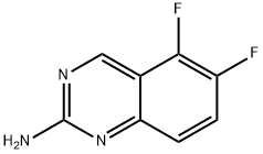 2-Amino-5,6-difluoroquinazoline Struktur