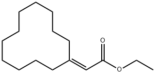 CYCLODODECYLIDENEACETIC ACID ETHYL ESTER Struktur