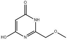 6-Hydroxy-2-(methoxymethyl)-4(3H)-pyrimidinone Struktur