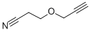 3-(PROP-2-YNYLOXY)PROPANENITRILE Struktur