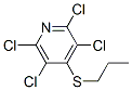 2,3,5,6-tetrachloro-4-(propylthio)pyridine Struktur