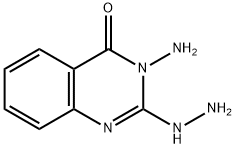 3-Amino-2-hydrazinoquinazolin-4(3H)-one Struktur