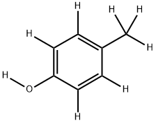 P-CRESOL-D8 Struktur