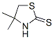 4,4-dimethylthiazolidine-2-thione Struktur