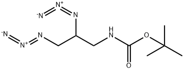 (2,3-Diazidopropyl)-carbaMic Acid 1,1-DiMethylethyl Ester Struktur