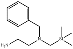 (2-Aminoethyl)(benzyl)[(trimethylsilyl)methyl]amine Struktur