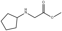 Glycine, N-cyclopentyl-, Methyl ester Struktur