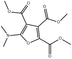 2,3,4-Furantricarboxylic  acid,  5-(dimethylamino)-,  trimethyl  ester  (9CI) Struktur