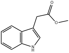 METHYL 3-INDOLYLACETATE Struktur