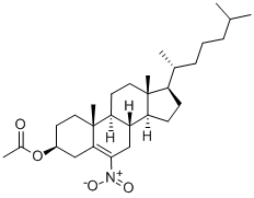 6-NITROCHOLESTERYL ACETATE Struktur