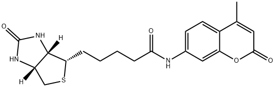 N-D-Biotinyl-7-amino-4-methylcoumarin Struktur