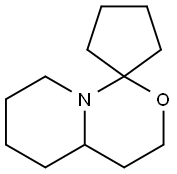 Spiro[cyclopentane-1,1-[1H,3H]pyrido[1,2-c][1,3]oxazine], hexahydro- (8CI) Struktur