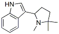 3-(1,5,5-Trimethyl-2-pyrrolidinyl)-1H-indole Struktur