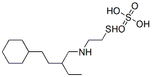 2-[(4-Cyclohexyl-2-ethylbutyl)amino]ethanethiol sulfate Struktur