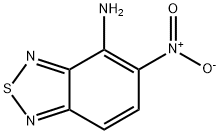 2,1,3-Benzothiadiazol-4-aMine, 5-nitro- Struktur