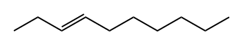 TRANS-3-DECENE Struktur