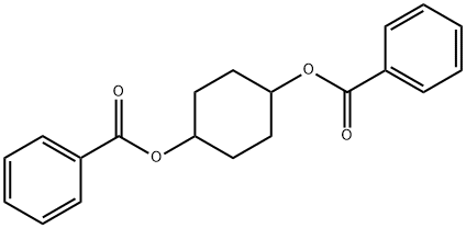 1,4-Bis(benzoyloxy)cyclohexane Struktur