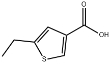 5-ETHYL-3-THIOPHENECARBOXYLIC ACID Struktur