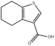 4,5,6,7-TETRAHYDRO-BENZO[B]THIOPHENE-3-CARBOXYLIC ACID Struktur