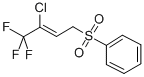 3-CHLORO-4,4,4-TRIFLUORO-2-BUTENYL PHENYL SULPHONE Struktur