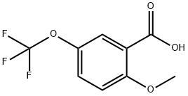 2-METHOXY-5-(TRIFLUOROMETHOXY)BENZOIC ACID Struktur