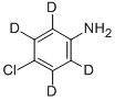 4-CHLOROANILINE-2,3,5,6-D4 Struktur