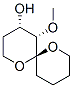 1,7-Dioxaspiro5.5undecan-4-ol, 5-methoxy-, (4.alpha.,5.alpha.,6.beta.)- Struktur