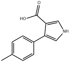 4-(4-METHYLPHENYL)-1H-PYRROLE-3-CARBOXYLIC ACID Structure