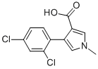 4-(2,4-DICHLOROPHENYL)-1-METHYL-1H-PYRROLE-3-CARBOXYLIC ACID Struktur