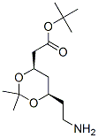 TERT-BUTYL(4R, 6R)-2-[6-(2-AMINOETHYL)-2,2-DIMETHYL-1,3-DIOXAN-4-YL]ACETATE Struktur