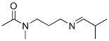 Acetamide,  N-methyl-N-[3-[(2-methylpropylidene)amino]propyl]- Struktur