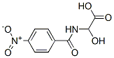 Acetic  acid,  hydroxy[(4-nitrobenzoyl)amino]-  (9CI) Struktur