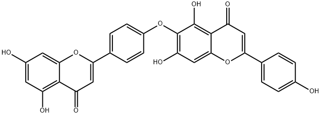 6-[4-(5,7-Dihydroxy-4-oxo-4H-1-benzopyran-2-yl)phenoxy]-5,7-dihydroxy-2-(4-hydroxyphenyl)-4-benzopyron