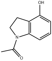 1-(4-hydroxyindolin-1-yl)ethanone Struktur