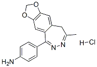 1-(4-Aminophenyl)-4-methyl-7,8-methylenedioxy-5H-2,3-benzodiazepine  hydrochloride Struktur