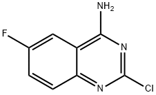 2-CHLORO-6-FLUOROQUINAZOLIN-4-AMINE Struktur