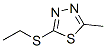 1,3,4-Thiadiazole,  2-(ethylthio)-5-methyl- Struktur